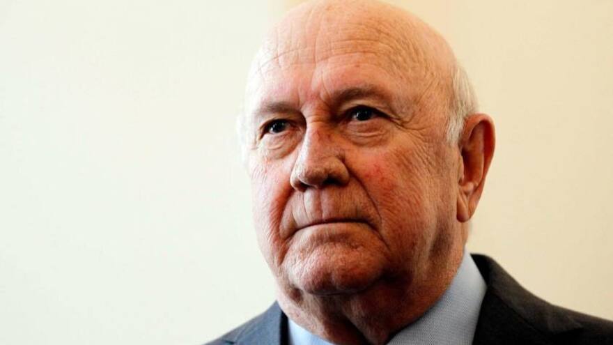 Muere el último presidente del Apartheid