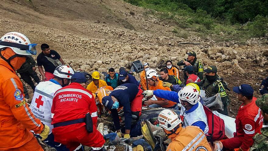 Reinician rescate de personas que murieron en alud que causó 13 muertos en Nariño