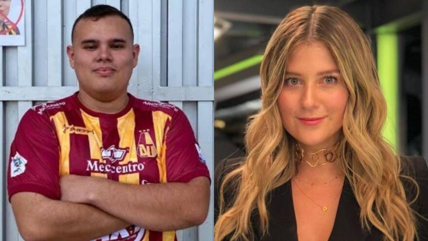Hincha del Tolima que golpeó a Daniel Cataño se burló de Andrea Guerrero