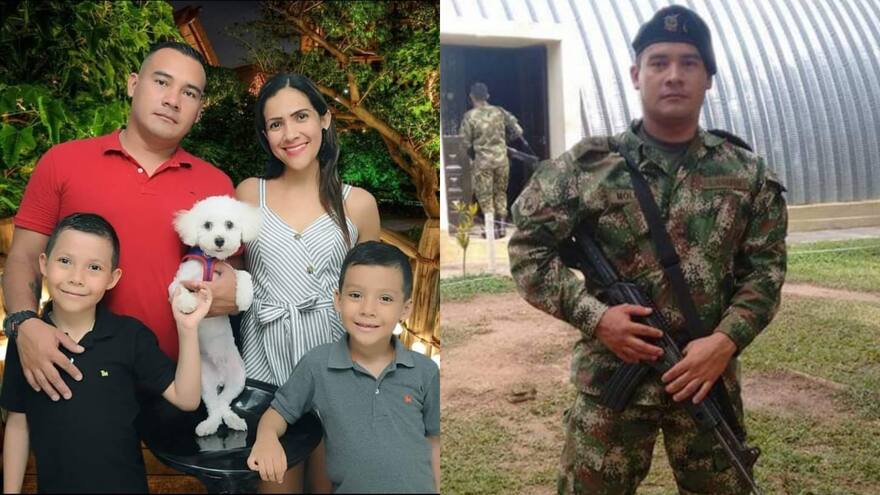 Jorge Luis, el sargento que enfrenta la batalla de ser padre y madre