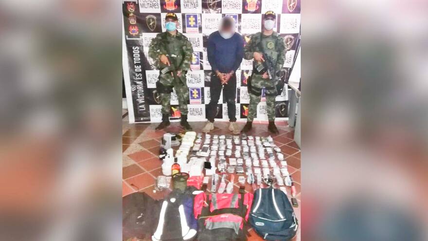 Capturan a quien pretendía ingresar 100 celulares, parlantes y DVD a La Tramacúa