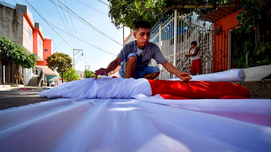 Junior tendrá la bandera más grande del mundo en su centenario