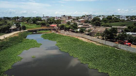 Anuncian la limpieza del Caño Chimalito, en Lorica, Córdoba