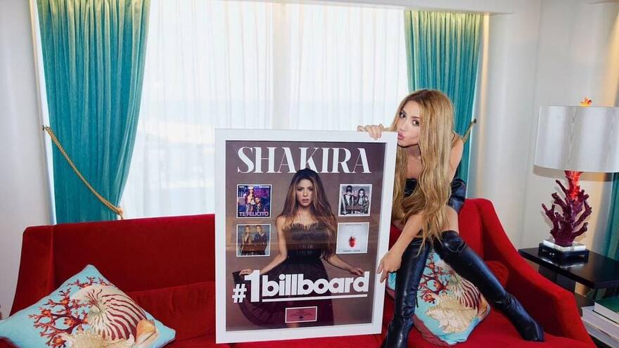 'Ha sido un año increíble porque estoy rodeada de gente que me inspira': Shakira