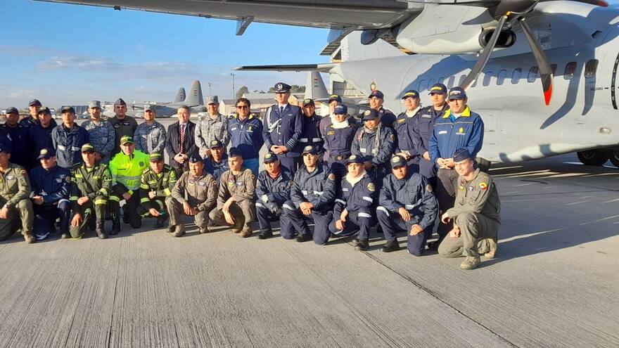 Colombia envió ayuda a Chile para combatir incendios forestales