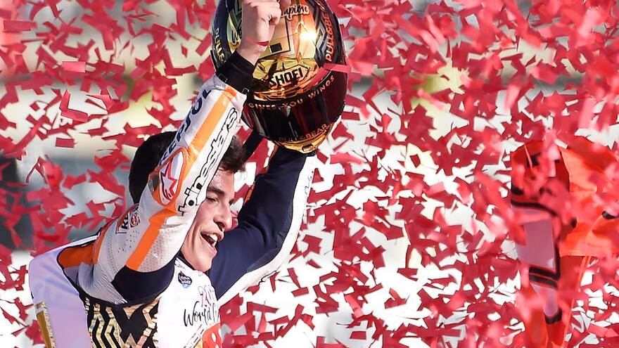 Marc Márquez gana su cuarto título mundial de MotoGP