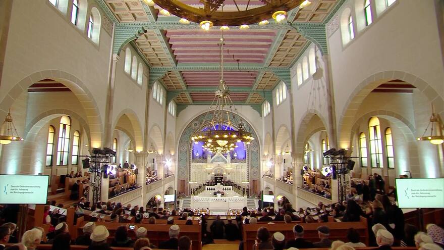 Alemania conmemoró 80 años de Noche de los Cristales Rotos