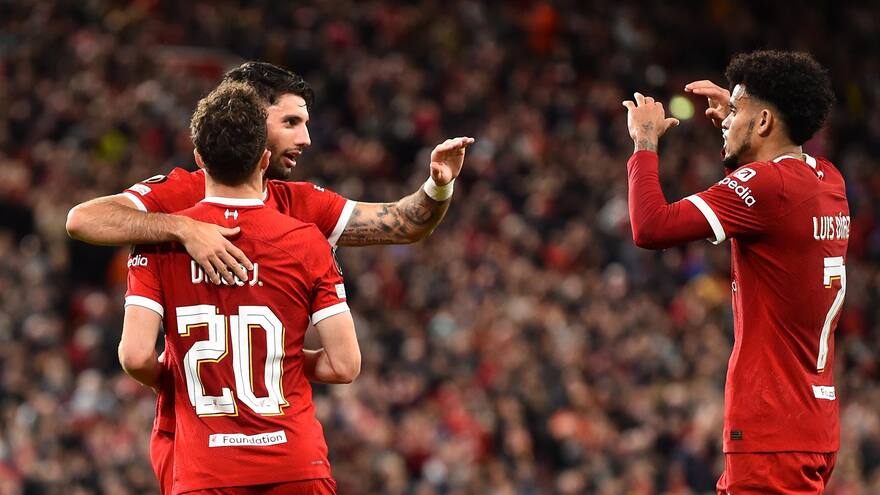 Liverpool 2, Unión Saint Gilloise 0: Díaz festeja un triunfo en Europa League