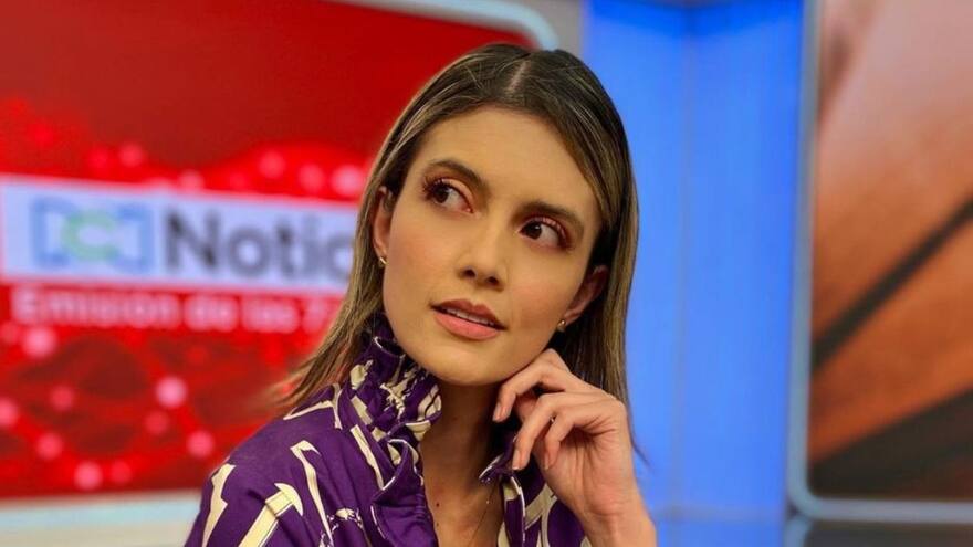 Así fue el fuerte golpe que recibió Paola Toro en vivo durante la transmición de Noticias RCN