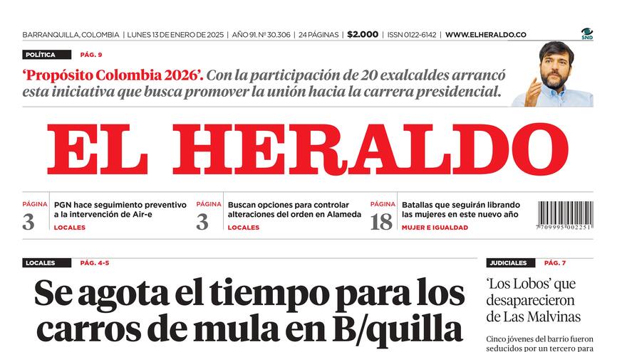 Se agota el tiempo para los carros de mula en B/quilla