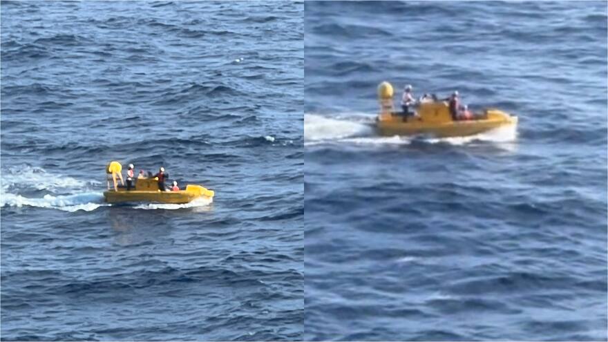 Mujer cayó al mar desde el décimo piso de un crucero