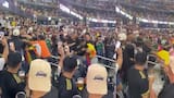 Video: así fue el enfrentamiento entre hinchas durante el partido entre Colombia y México