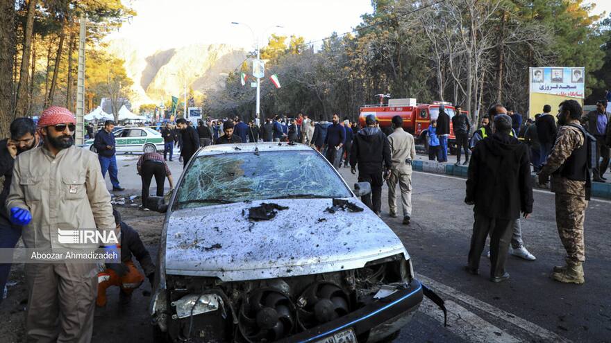 Más de 100 muertos en Irán por explosiones cerca de tumba de Qassem Soleimani