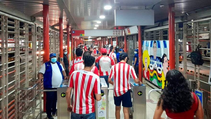 Transmetro dispondrá servicios adicionales al finalizar partido Junior y América