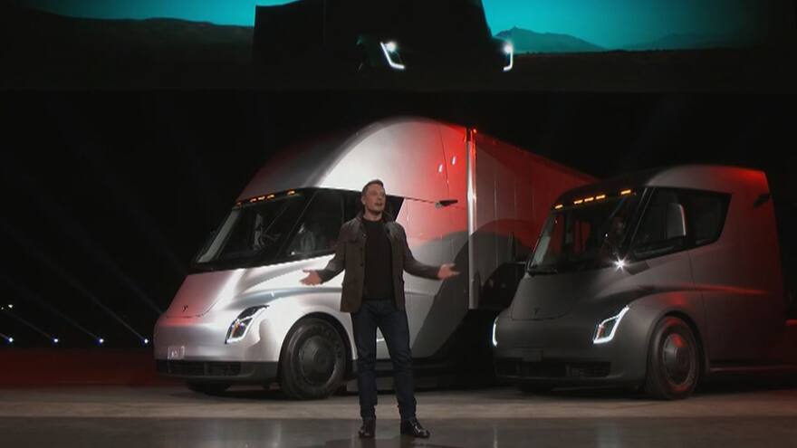 El futurista camión eléctrico que creó Tesla