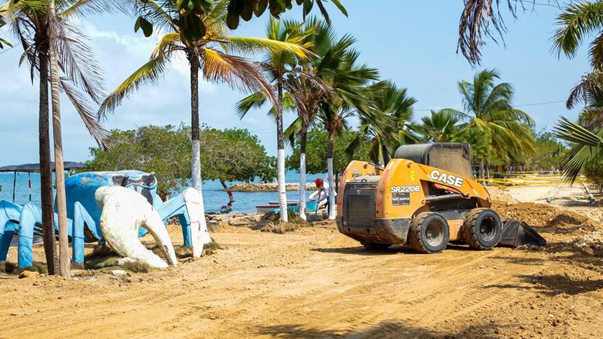 La construcción del Malecón en Tolú registra un avance superior al 30%