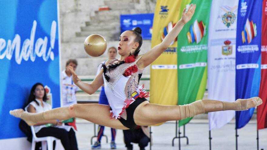 Vanessa Galindo, la reina de la gimnasia rítmica en Valledupar-2022