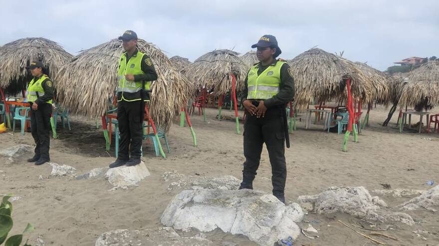Rescatan a un hombre y una adolescente en playas de Puerto Colombia, Atlántico