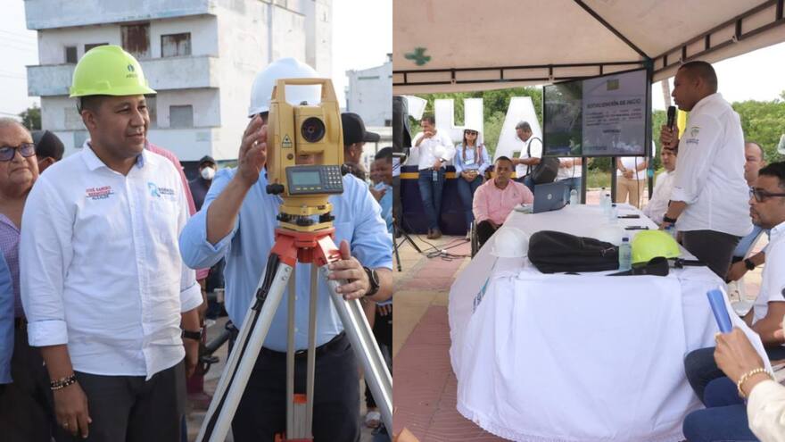 En La Guajira: alcalde de Riohacha dio inicio a la construcción del puente sobre el río Ranchería