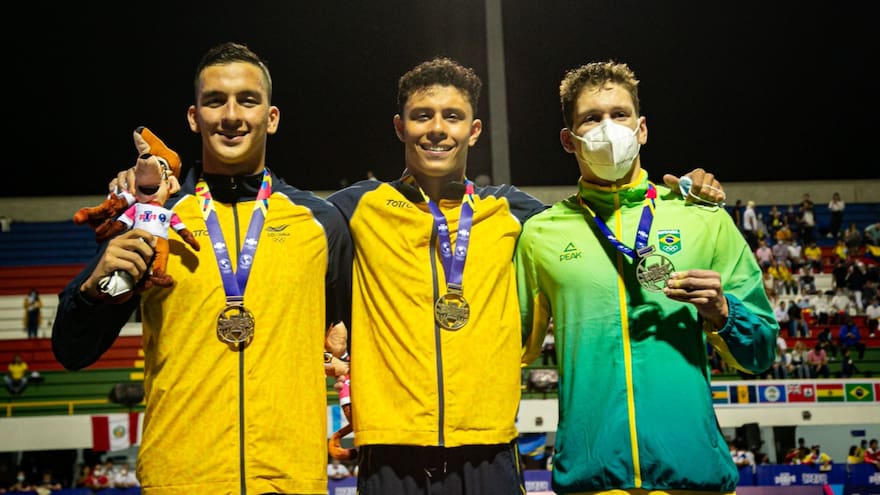 Colombia gana oro y bronce en 400 metros libre de los Panamericanos Junior