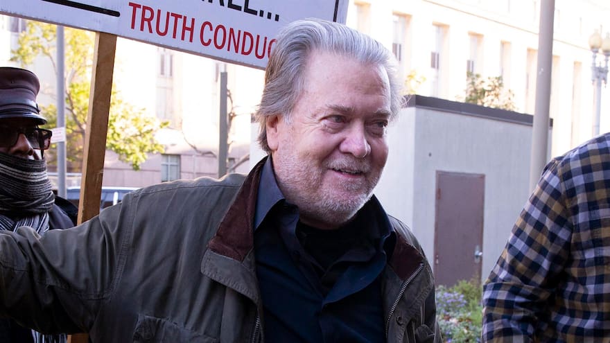 Cuatro meses de cárcel deberá pagar Steve Bannon, exasesor de Donald Trump