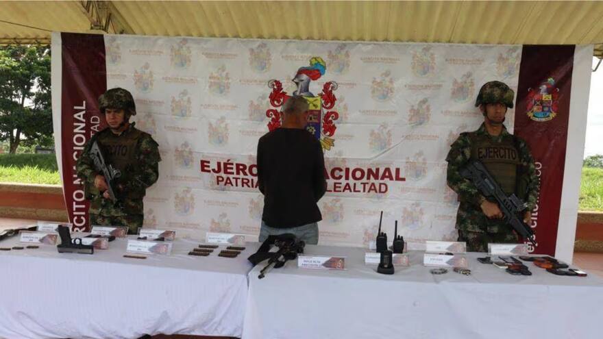 Capturan a alias Mula, del ELN, con material de guerra en Tame, Arauca