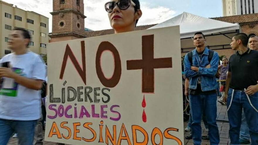 Organización Human Rights Watch denuncia 150 asesinatos de defensores y líderes sociales en Colombia este año