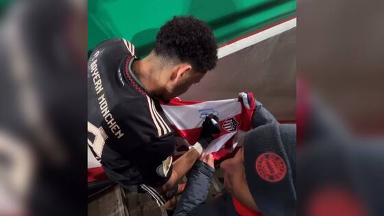 La cuenta oficial del Bayern Múnich en español destaca gesto de Luis Díaz con hincha de Junior