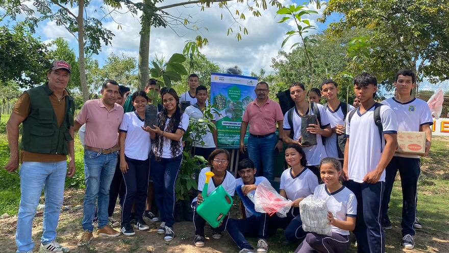 Desde las escuelas de La Mojana fortalecen la educación ambiental