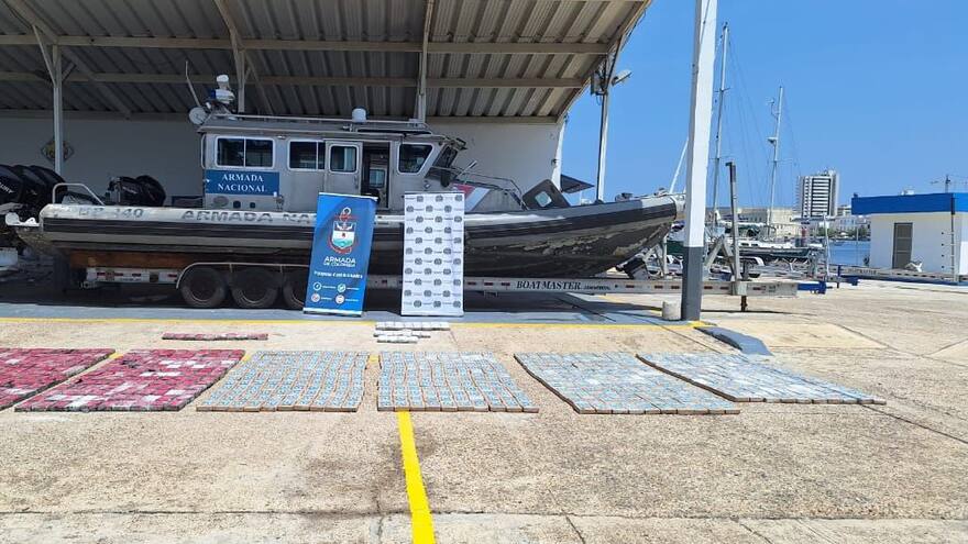 Incautan más de 800 kilos de cocaína en una lancha en Golfo de Morrosquillo