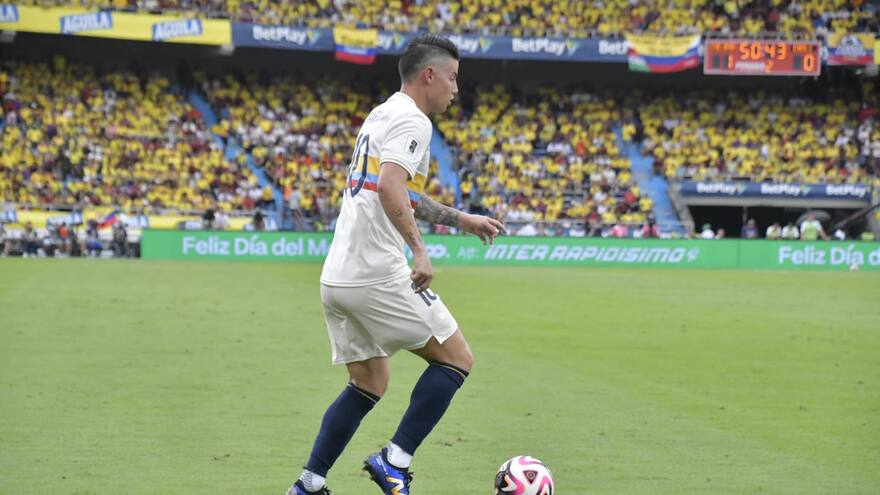 James Rodríguez alcanzó récord de asistencias en Eliminatorias: ¿Cuántas lleva?