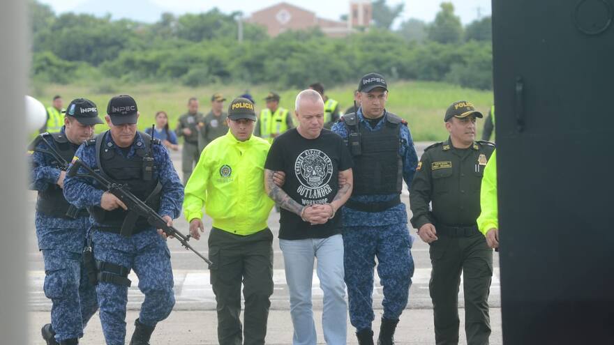 Imágenes de la llegada de alias Popeye a la ‘Tramacúa’