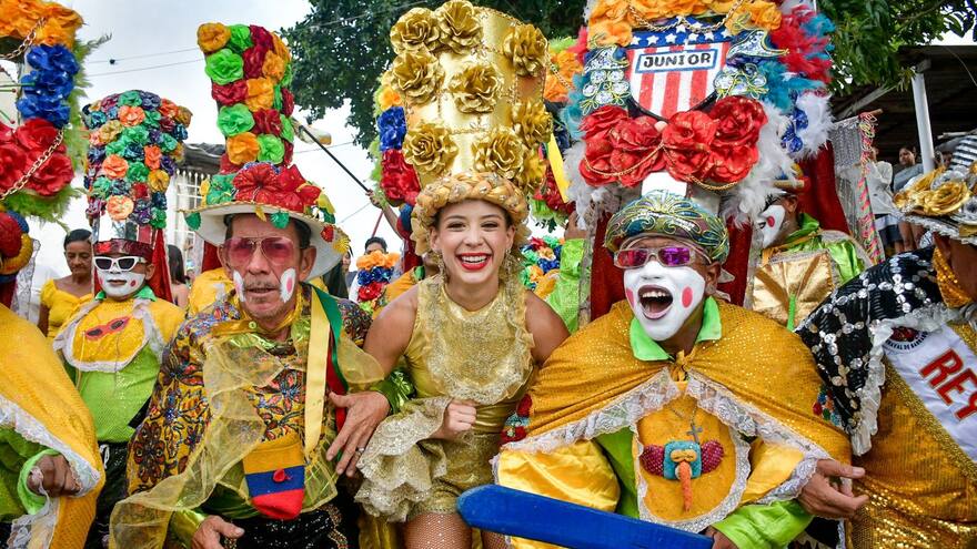Las danzas de Congo anunciaron la gran fiesta del Carnaval de Barranquilla 2025