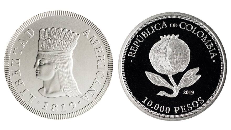 Banrepública emite moneda para conmemorar Bicentenario de Independencia
