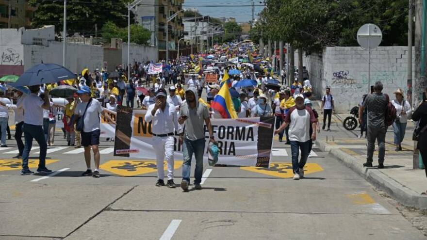 Marchas contra Petro: las motivaciones de los marchantes este miércoles 6 de marzo