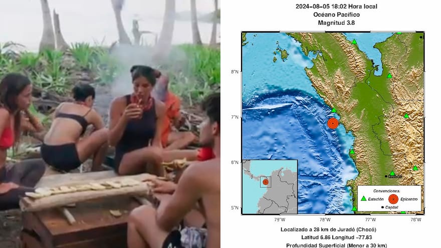 Participantes de reality grabado en Colombia sufrieron susto por sismos