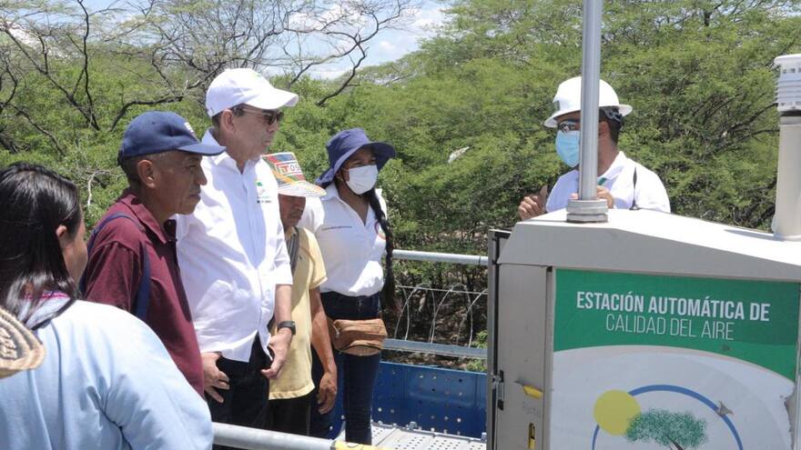 Instalan estación de monitoreo de calidad del aire en el Resguardo wayuu Provincial