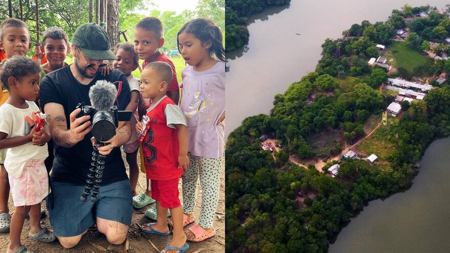 MrBeast llevó internet y electricidad a la Isla Renacer, en Colombia, a partir de una red solar