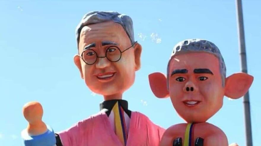 Polémica por carroza de Duque y Uribe en Pasto