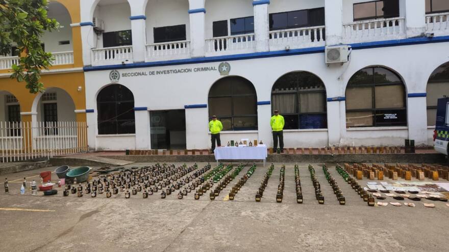 En Montería: Policía desmanteló fábrica de whisky adulterado