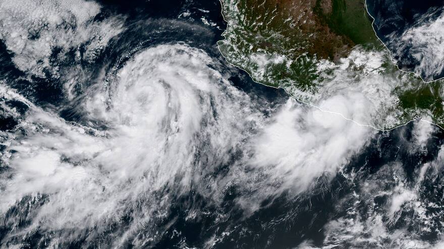 Max se degrada a tormenta tropical sobre territorio mexicano