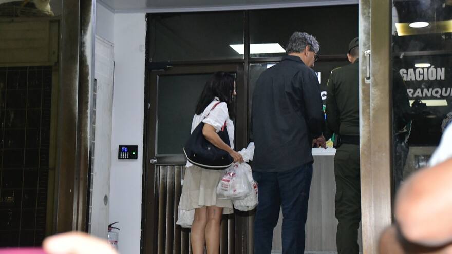 Familia de Jaime Saade lo visitó en la sede de la Sijín