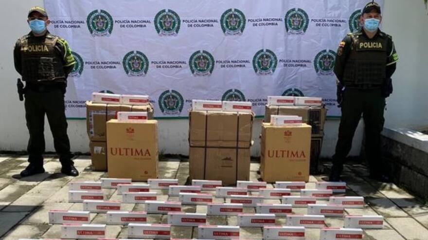 Policía decomisó 6 mil cajas de cigarrillos de contrabando en Montería