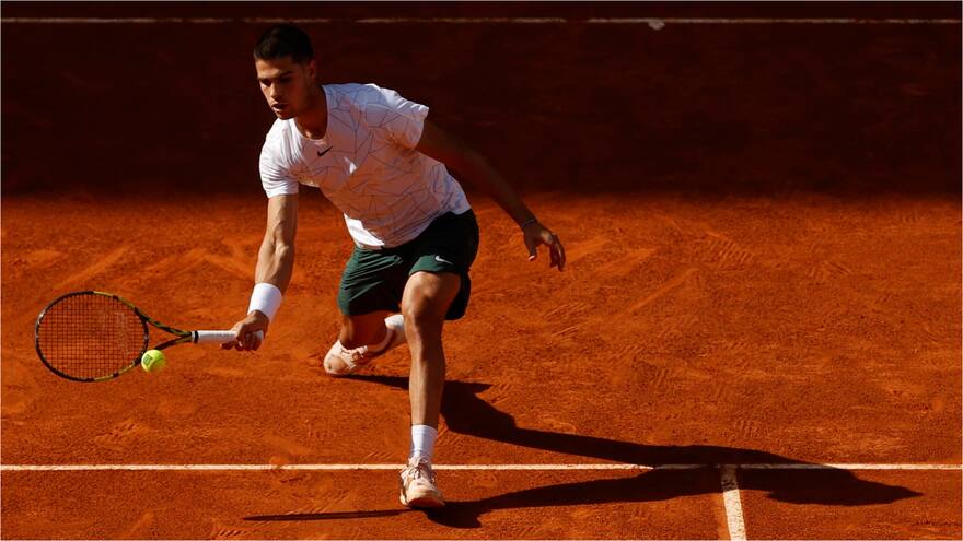 Carlos Alcaraz desata la locura en su entrenamiento con Djokovic