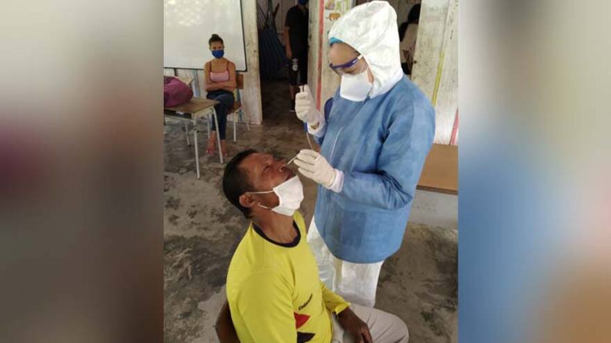 Avanza búsqueda activa de casos de COVID-19 en población indígena
