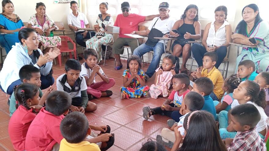 Niños de El Arroyo en Riohacha aprendieron el significado del ahorro