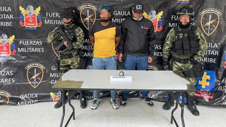 Malambo: capturan a presunto integrante de los costeños con una granada