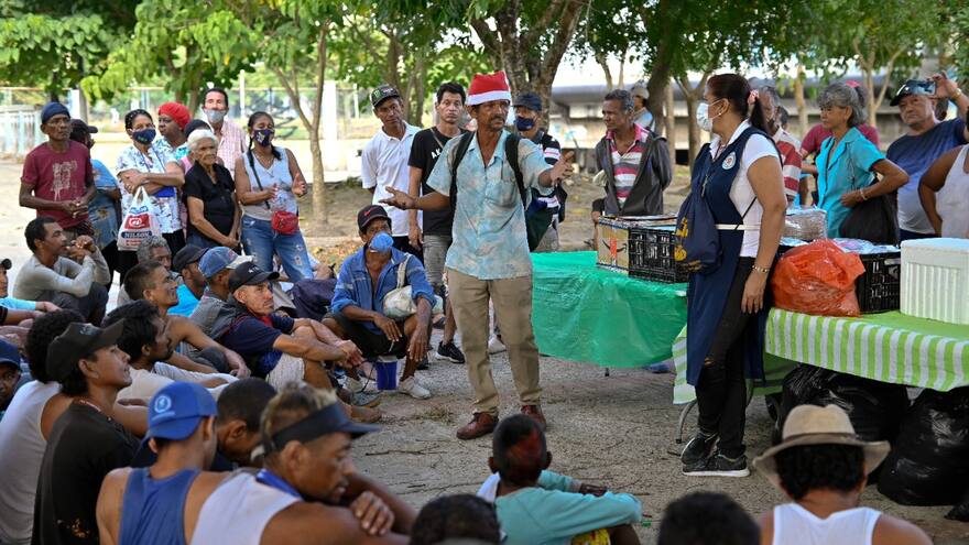 Habitantes de calle disfrutaron una alegre jornada navideña