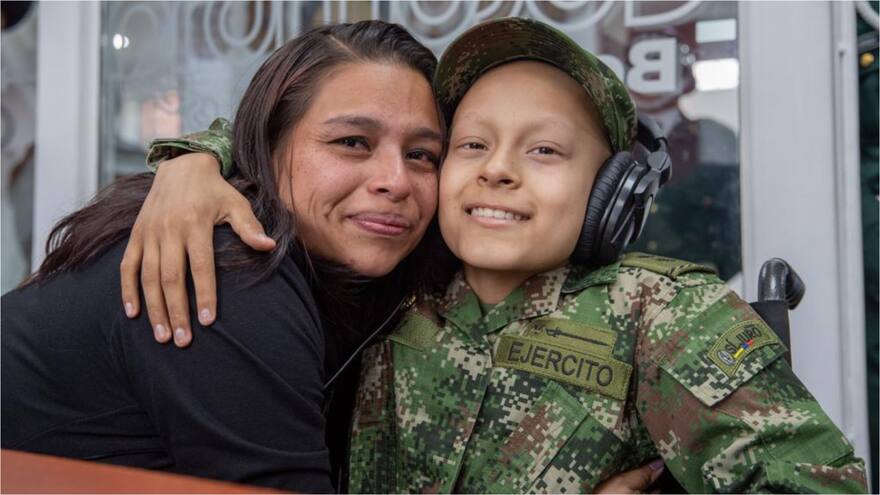 Samuel López, el niño que se convirtió en general del Ejército