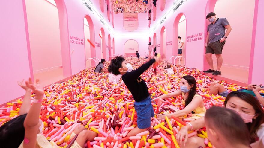 Viaje en imágenes por el Museo del Helado en Singapur
